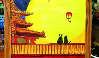 7一12岁儿童画国庆节